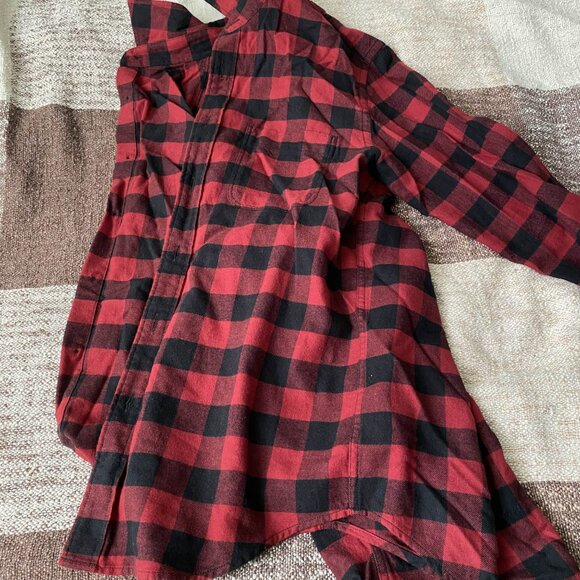 UNIQLO Checked Flannel in Red size Small Mens - Picture 2 of 4